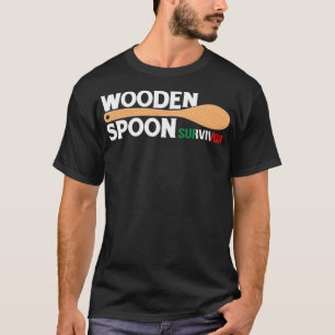 Italienska trädeskvoter Efterlevvivor Barndom P T Shirt