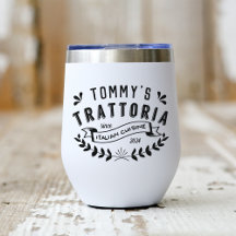 Italienska Trattoria Personlig Restaurant Logotyp