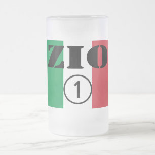 Italienska Uncles: Zio Numero Uno Frostat Ölglas
