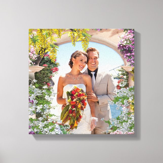 Italienska vackra omgivningar canvastryck (Framsida)