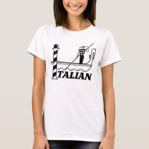 Italienska Venetian Gondola Tee Shirt