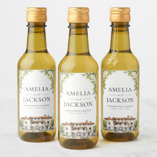 Italienska Villas Lemons & Olife Vinetikett