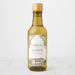 Italienska Villas Lemons & Olife Vinetikett