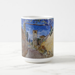 Italienska Vineyard Walkway i Lucca Kaffemugg