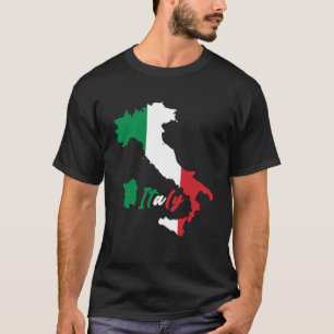 Italienska Vintage Flagga Italien Pride Manar Wome T Shirt