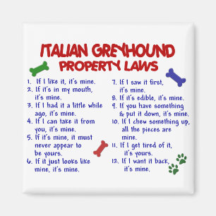 ITALIENSKA VINTHUNDegendomlagar Magnet