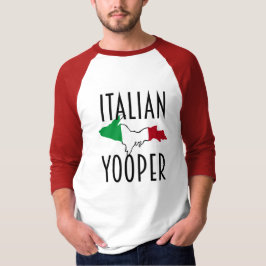 Italienska Yooper Baseball t-shirt