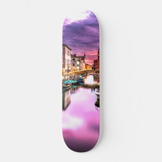 Italienskateboard. Mini Skateboard Bräda 18,5 Cm (Framsida)