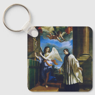 italienske Sankt Aloysius Gonzaga Nyckelring