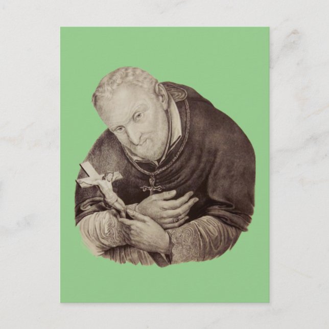 italienske Sankt Alphonsus Liguori Vykort (Framsida)