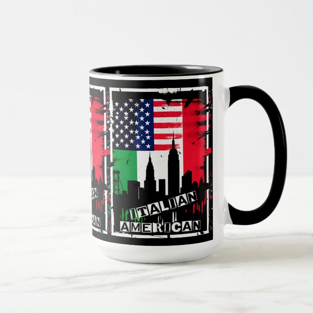 Italienskt amerikanskt New York-kaffe Mugg (Höger)