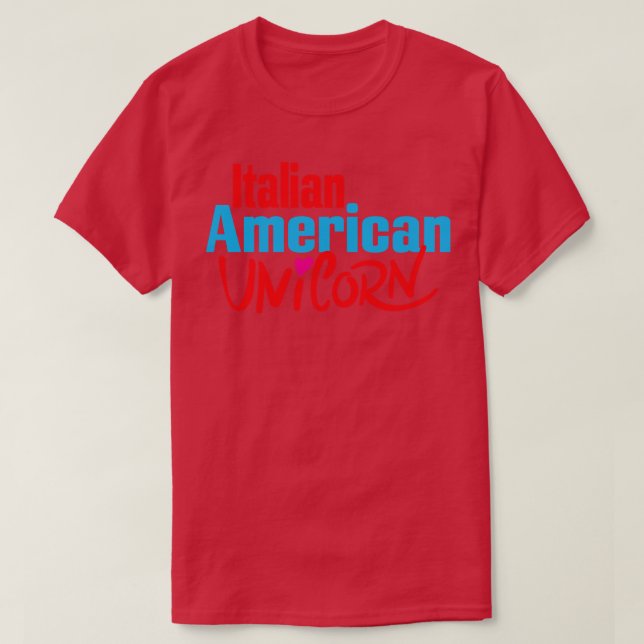 Italienskt amerikanskt universitet 2 t shirt (Design framsida)