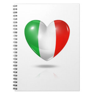 Italienskt Amore Heart - bärbar dator Anteckningsbok