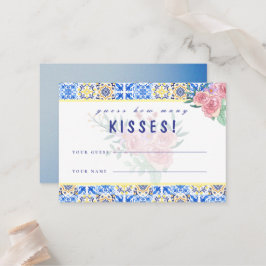 Italienskt blått kort, mamma, mikrospel placeringskort