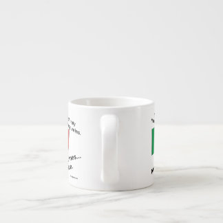 Italienskt blod flyter genom ådrorna ibland vin  espressomugg