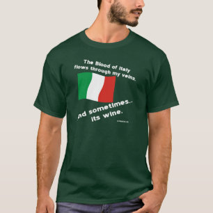 Italienskt blod flyter genom venen Ibland är det v T Shirt