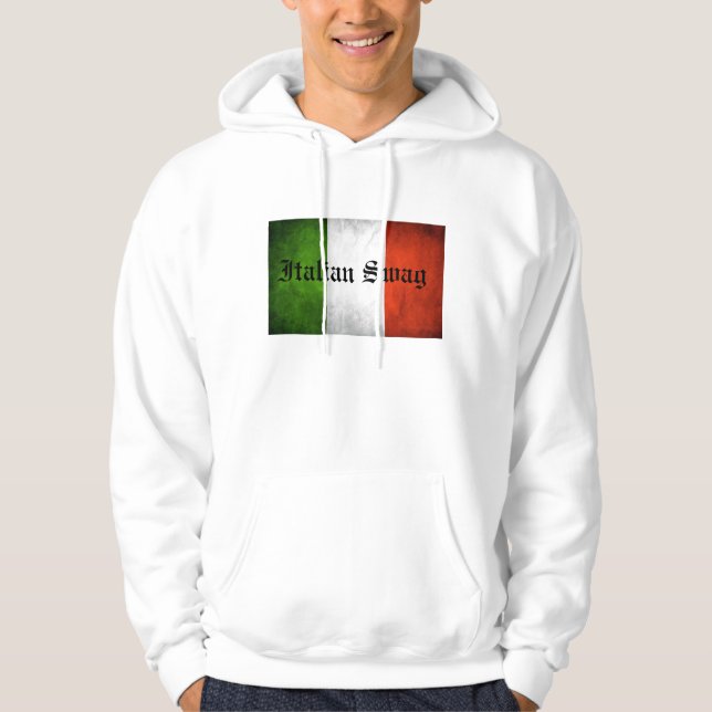Italienskt bylte tröja med luva (Framsida)