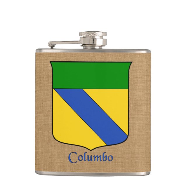 Italienskt efternamn Columbo Historical Heraldic S Fickplunta (Framsidan)