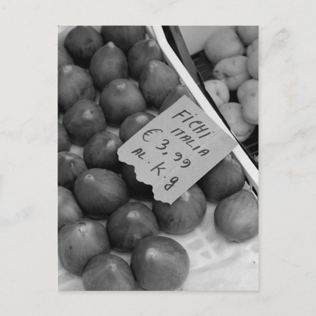 Italienskt figurkort vykort (Framsida)