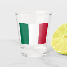 Italienskt Flagga Shot Glass