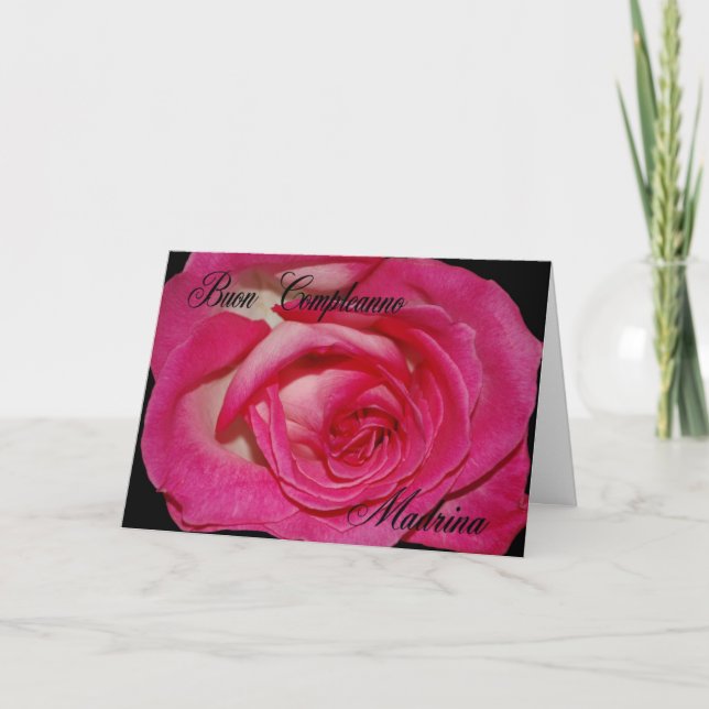 Italienskt födelsedagskort för Godmor Kort (Framsida)