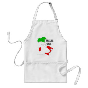 Italienskt förkläde - tricolore