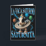 Italienskt hjärnröta meme La Vaca Saturno Saturnit Kort<br><div class="desc">Italienskt hjärnröta meme La Vaca Saturno Saturnita födelsedag</div>