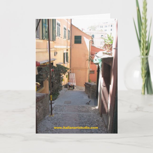 Italienskt Italien-kort Helgkort (Framsida)