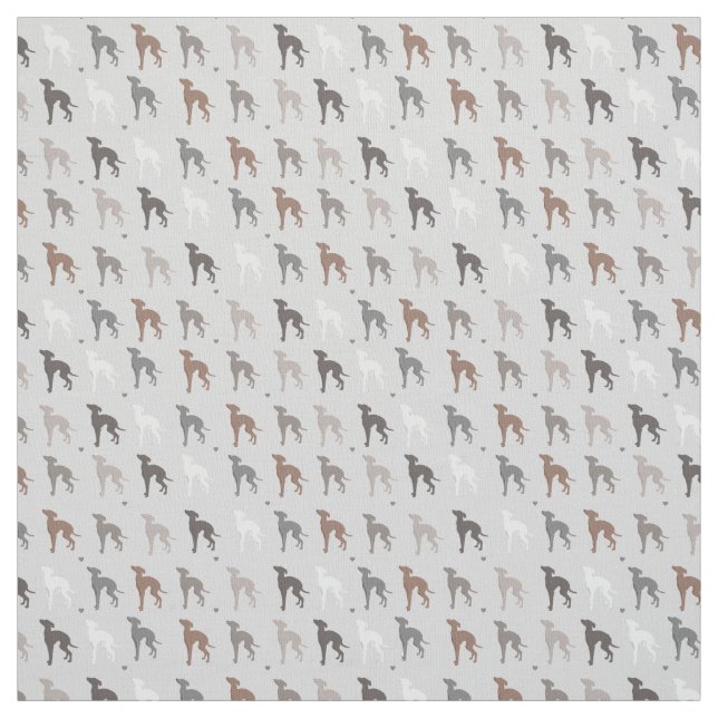 Italienskt Joann för vinthundhundrädding tyg Iggy (Provkarta)