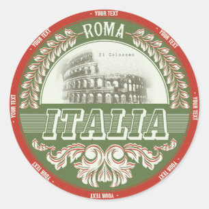 Italienskt klistermärke