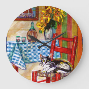 ITALIENSKT KÖK I FLORENCE STOR KLOCKA