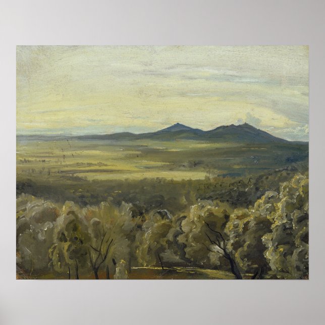 Italienskt landskap, 1833 poster (Framsidan)