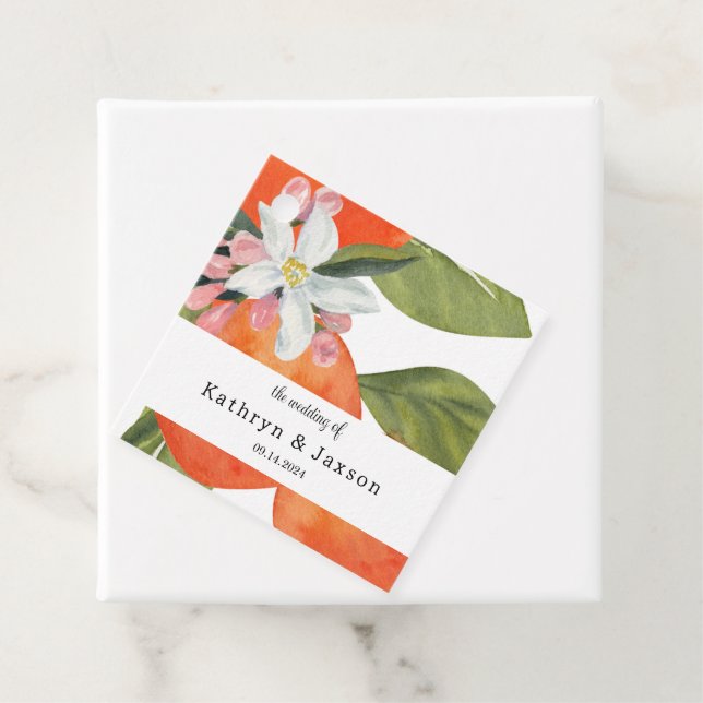 Italienskt lantbruks favoritmärke Citrus Gåvor Etiketter (På plats)