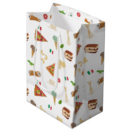 Italienskt matpizza pastatiramisu mönster