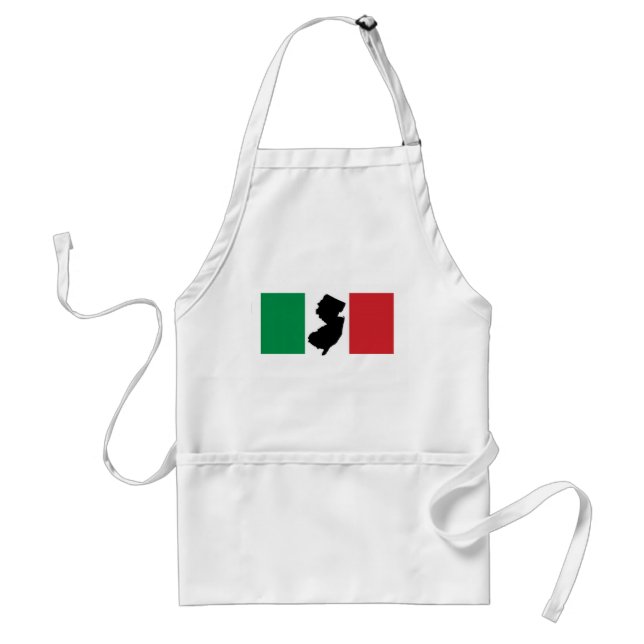 ITALIENSKT 'NYTT för NJ - Jersey ALL DAG ITALIAN Förkläde (Framsidan)