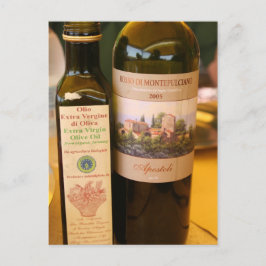 Italienskt ~ Olja & Vin Vykort