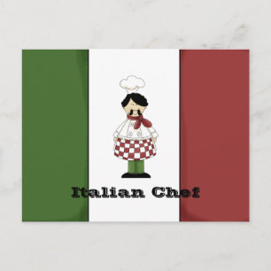 Italienskt recept nr 2-receptkort vykort
