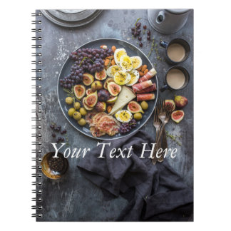 Italienskt urval av livsmedel anteckningsbok