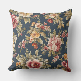 Italienskt vackert Blommönster Kudde