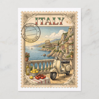 Italienskt Vintage-resor Vykort