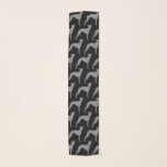 Italienskt vinthundSilhouettesmönster Sjal<br><div class="desc">Iggy älskare Scarf</div>