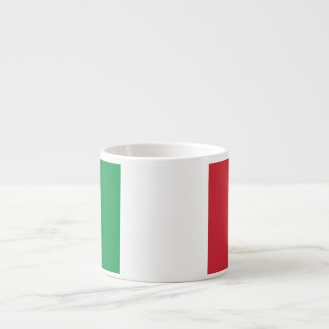 Italienslättflagga Espressomugg (Framsidan)