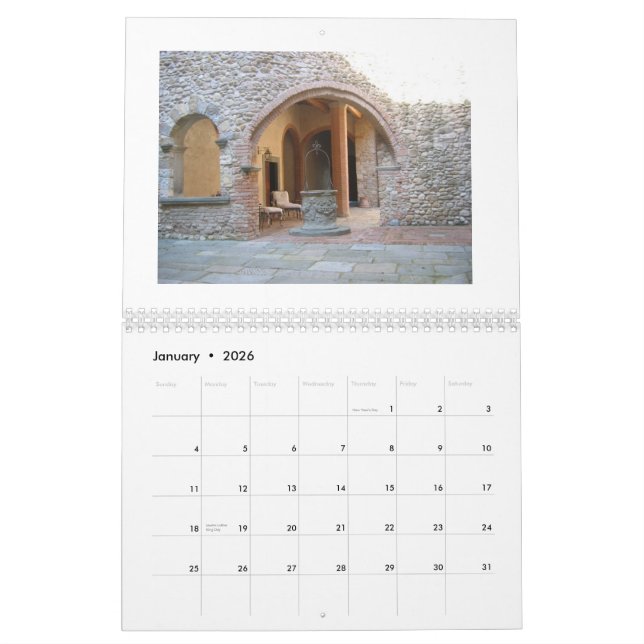 Italiensmak och reser 2009 kalender (Jan 2026)