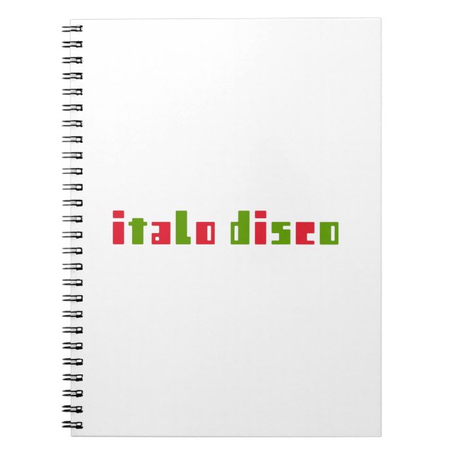 ITALO DISCO ANTECKNINGSBOK (Framsidan)