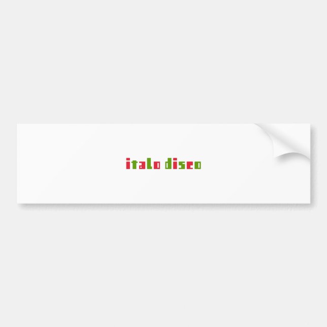 ITALO DISCO BILDEKAL (Framsidan)