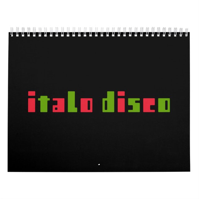 ITALO DISCO KALENDER (Omslag)