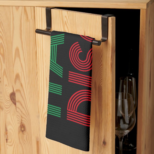 ITALO DISCO KÖKSHANDDUK (Thirds Fold)