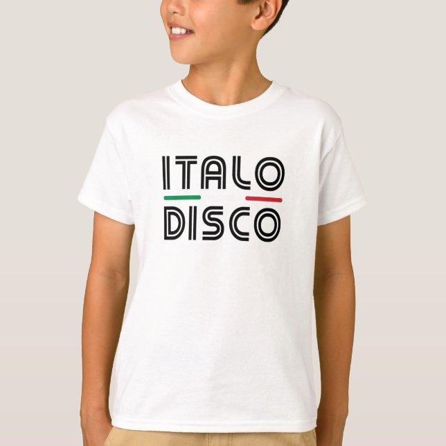 Italo Disco T Shirt (Framsida)