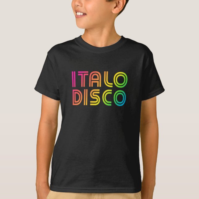 Italo Disco T Shirt (Framsida)