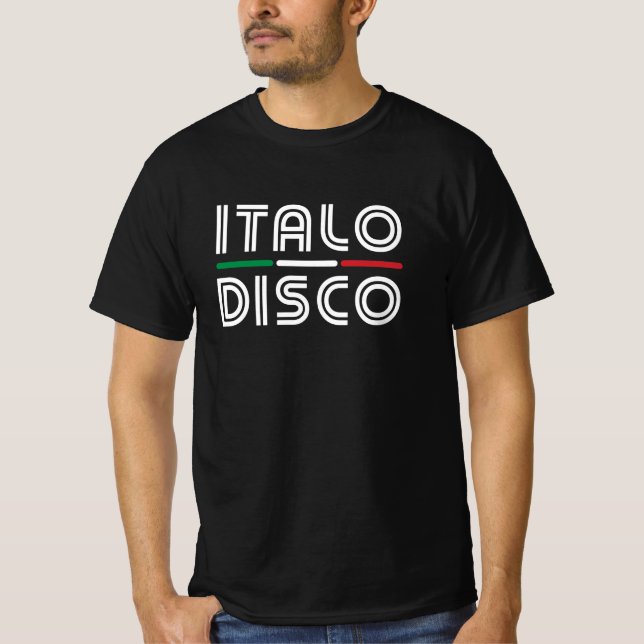Italo Disco T Shirt (Framsida)